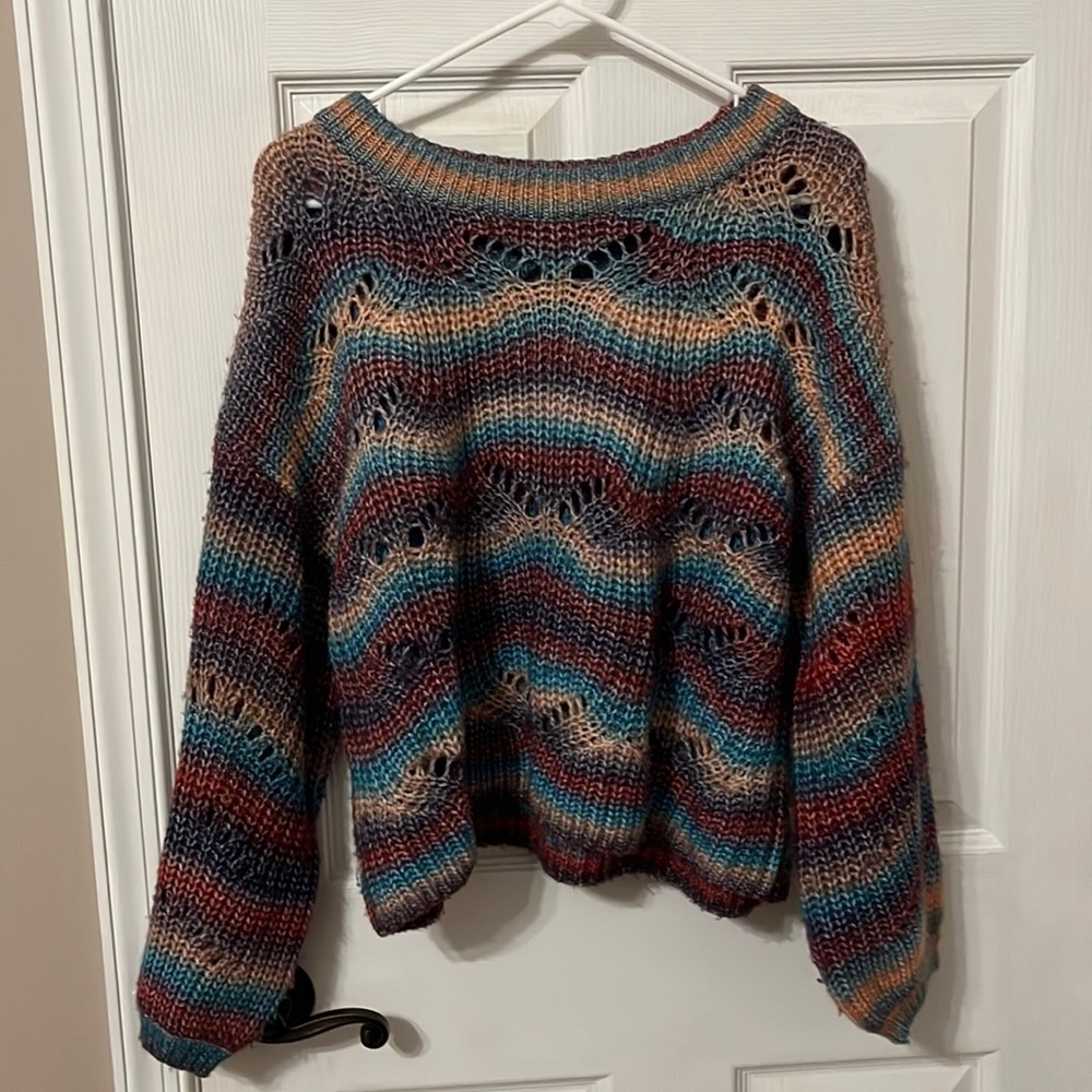 Express striped sweater